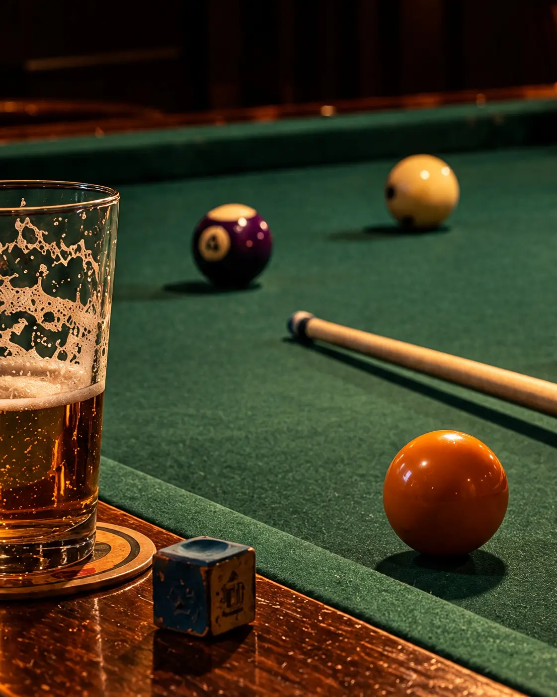 Pooltafel in café Nora Sittard